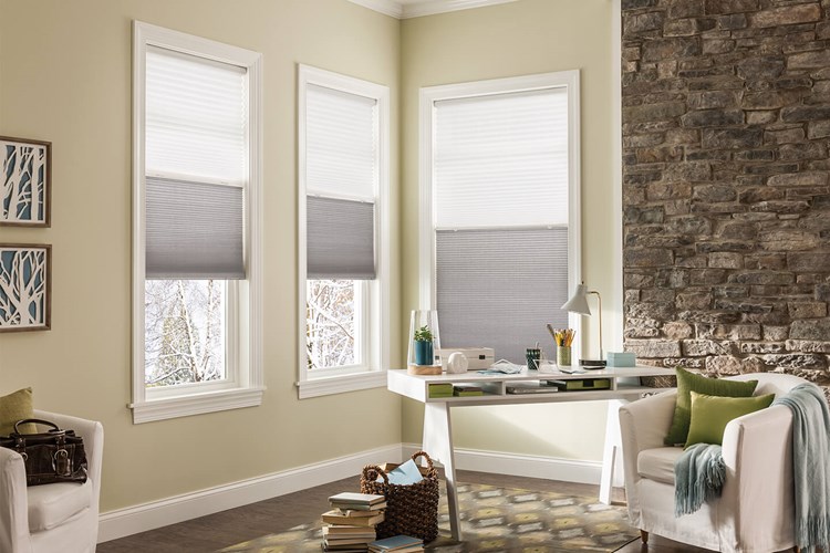 Custom Pleated Shades Bali Blinds and Shades