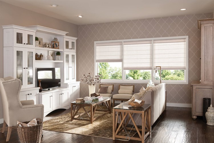 Custom Classic Roman Shades Bali Blinds and Shades