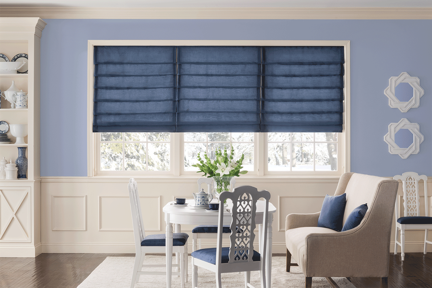 – By Deco Window Roller Blinds for Windows White 122 cm Wide Semi Blackout Light Filtering Vertical Roll-Up Shades Sun UV Protection Polyester Blind for Rooms 122cm W X 213cm L Kitchen & Office