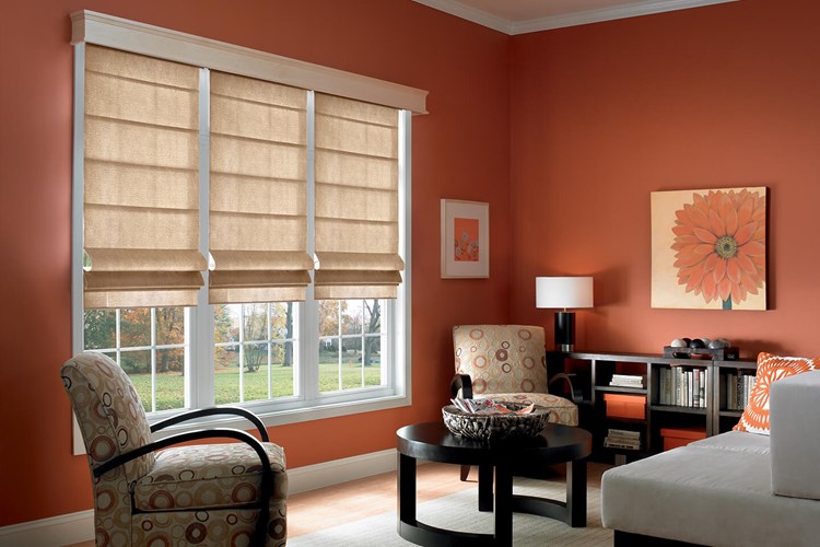 Custom Classic Roman Shades Bali Blinds and Shades