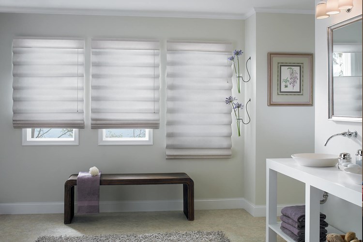 Custom Clic Roman Shades Bali Blinds And Looped Roman Shades